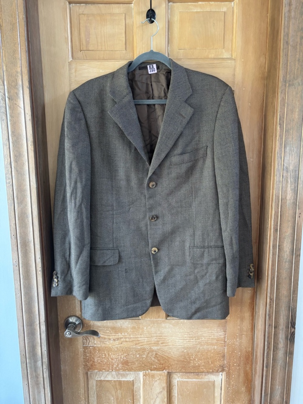 Ermenegildo Zegna Traveller Wool Silk Blazer Men’s Brown Italian Sport Coat